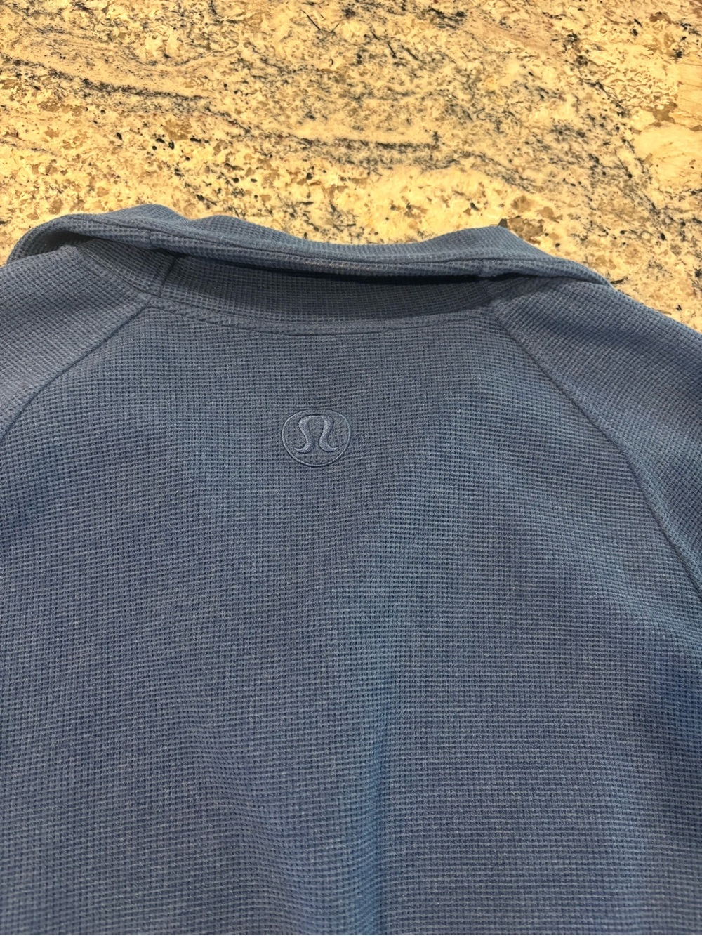 lululemon athletica Blue Cropped Half-Zip Pullover - Picture 4 of 6